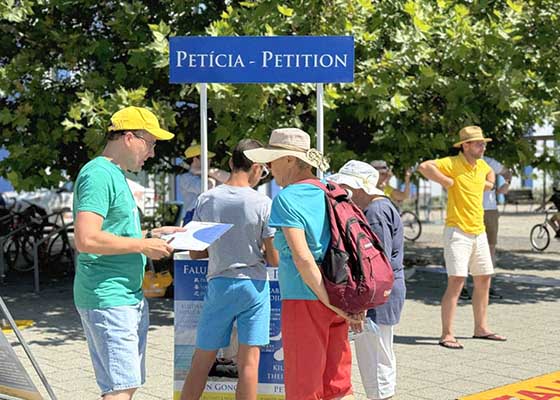 Image for article Slovaquie : Présentation du Falun Dafa et sensibilisation à la persécution dans six villes