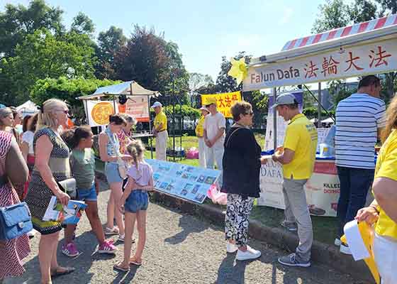 Image for article Belgique : Le principe du Falun Dafa trouve un écho auprès de la population