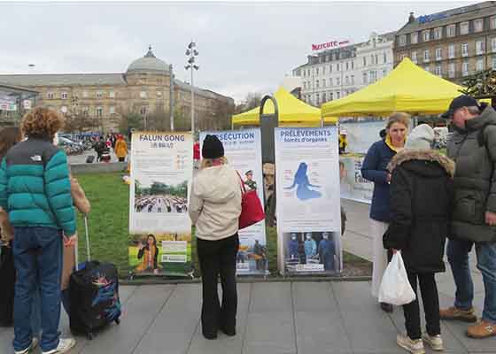 Image for article Strasbourg, France : Soutien local aux efforts du Falun Gong pour mettre fin à la persécution