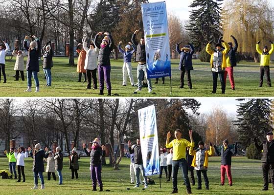 Image for article Roumanie : Présentation du Falun Dafa et sensibilisation à la persécution