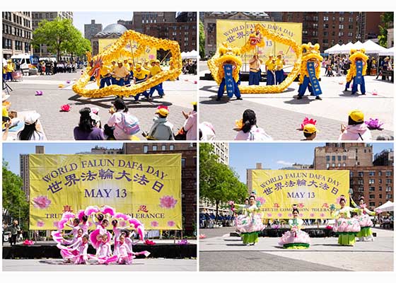 Image for article Manhattan, New York : Célébration de la Journée mondiale du Falun Dafa à Union Square
