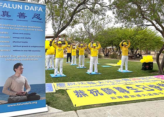Image for article Las Vegas, États-Unis : Les pratiquants célèbrent la Journée mondiale du Falun Dafa
