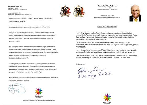 Image for article Australie : Des élus et des dirigeants communautaires célèbrent la 26<SUP>e</SUP> Journée mondiale du Falun Dafa (2<SUP>e</SUP> partie)