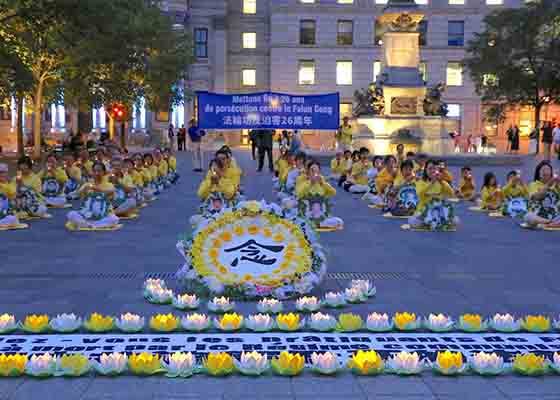 Image for article Montréal, Canada : Une veillée aux chandelles en mémoire des pratiquants de Falun Gong morts sous la persécution