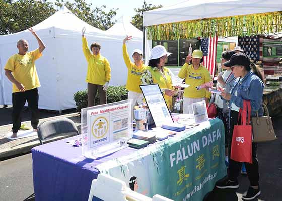 Image for article Fremont, Californie : Présentation du Falun Dafa lors d’un festival artistique