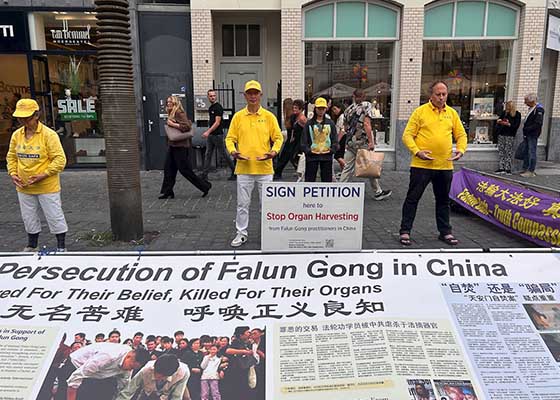 Image for article Pays-Bas : Journée d’information à Breda – soutien au Falun Gong