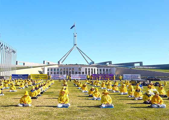 Image for article Canberra, Australie : Un rassemblement condamne la répression transnationale par le régime communiste chinois