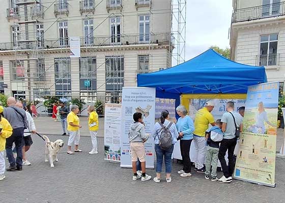 Image for article Les habitants de trois villes françaises accueillent favorablement les activités de présentation du Falun Dafa