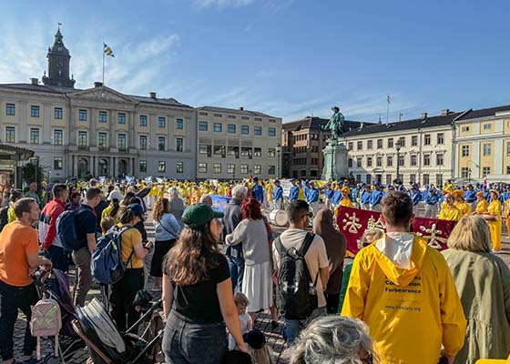 Image for article Une célébration à Göteborg commémore le 30e anniversaire de l’introduction du Falun Dafa en Suède