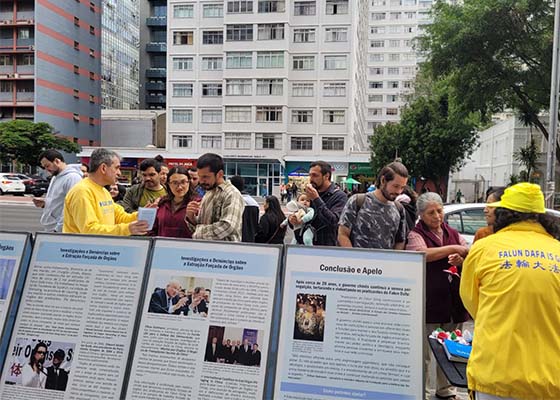 Image for article Présentation du Falun Dafa au public à São Paulo, Brésil