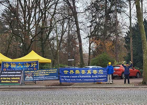 Image for article France : Le groupe du Falun Gong organise un événement en marge des réunions du Conseil de l’Europe sur les droits de l’homme