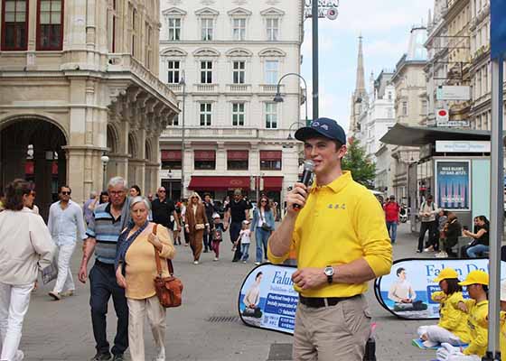 Image for article À Vienne, célébration de la Journée mondiale du Falun Dafa