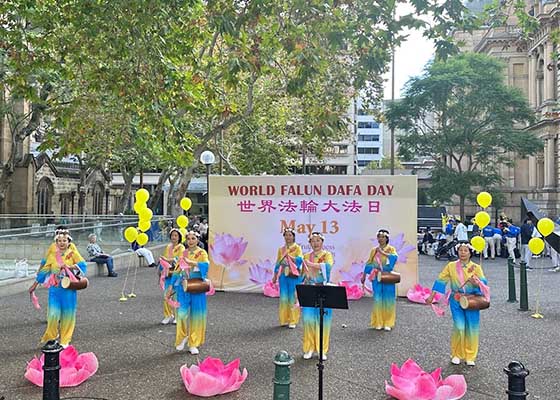Image for article Sydney, Australie : Des personnes expriment leur soutien lors des célébrations de la Journée mondiale du Falun Dafa