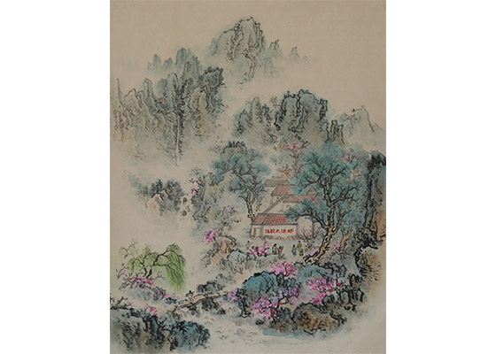 Image for article [Célébrer la Journée mondiale du Falun Dafa] Peinture de paysage : La vérité au cœur des montagnes
