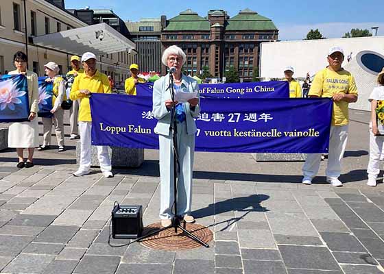 Image for article Finlande : À Helsinki, la population soutient le Falun Gong et condamne la persécution qui dure depuis 27 ans en Chine