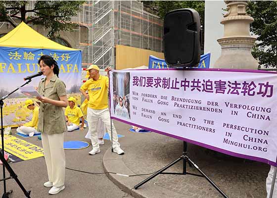 Image for article Suisse : Les gens saluent le principe directeur du Falun Gong et souhaitent la fin de la persécution