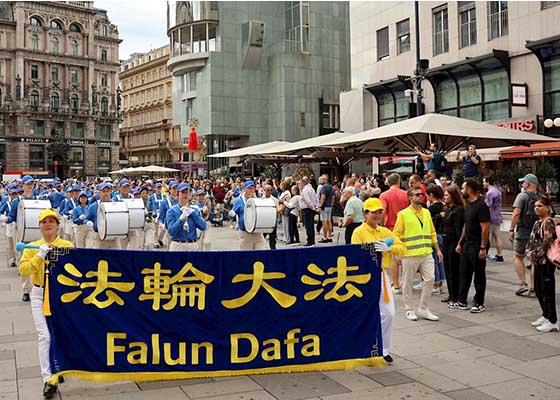 Image for article Soutien du public envers le Falun Dafa à Vienne
